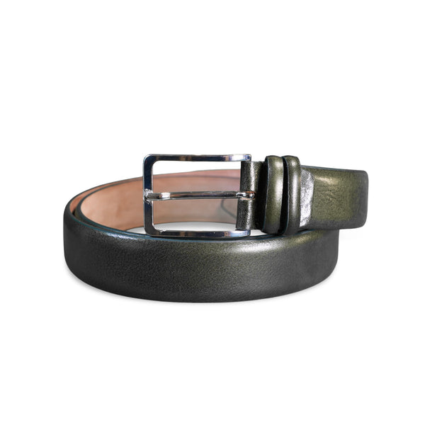 Classic Leather Belt | Green