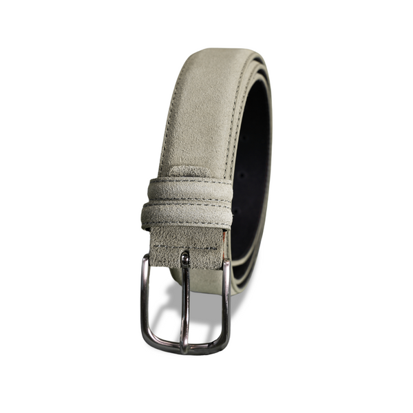 Suede Men’s Belt | Beige