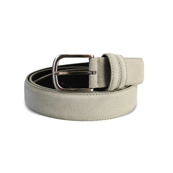 Suede Men’s Belt | Beige