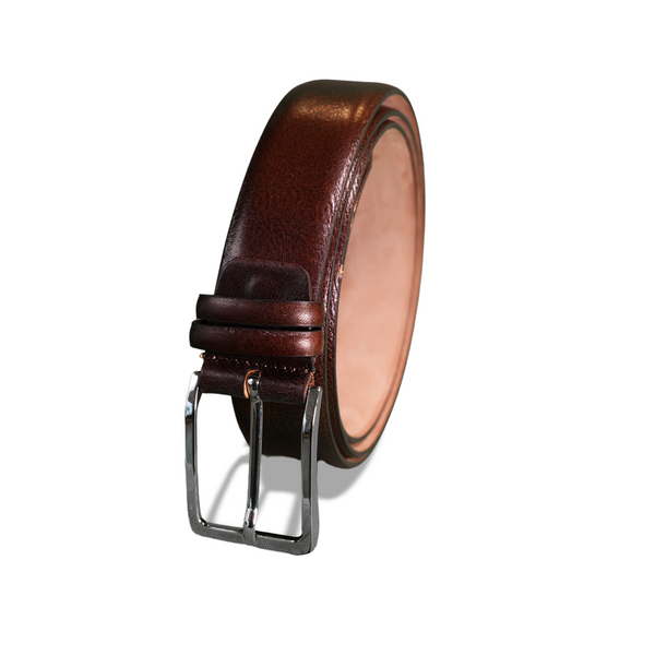 Classic Leather Belt | chocolate brown
